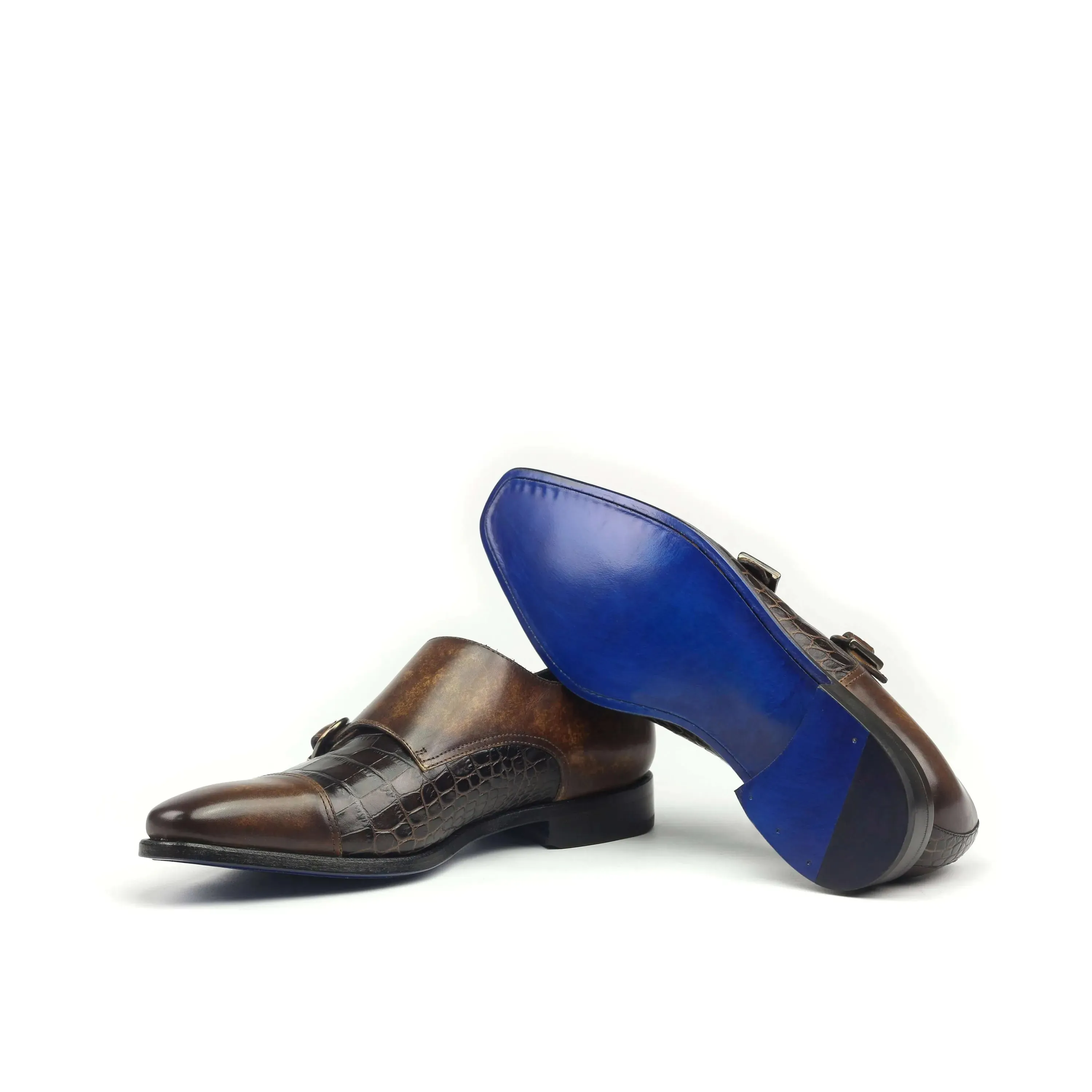 Abraham Double Monk Patina shoes
