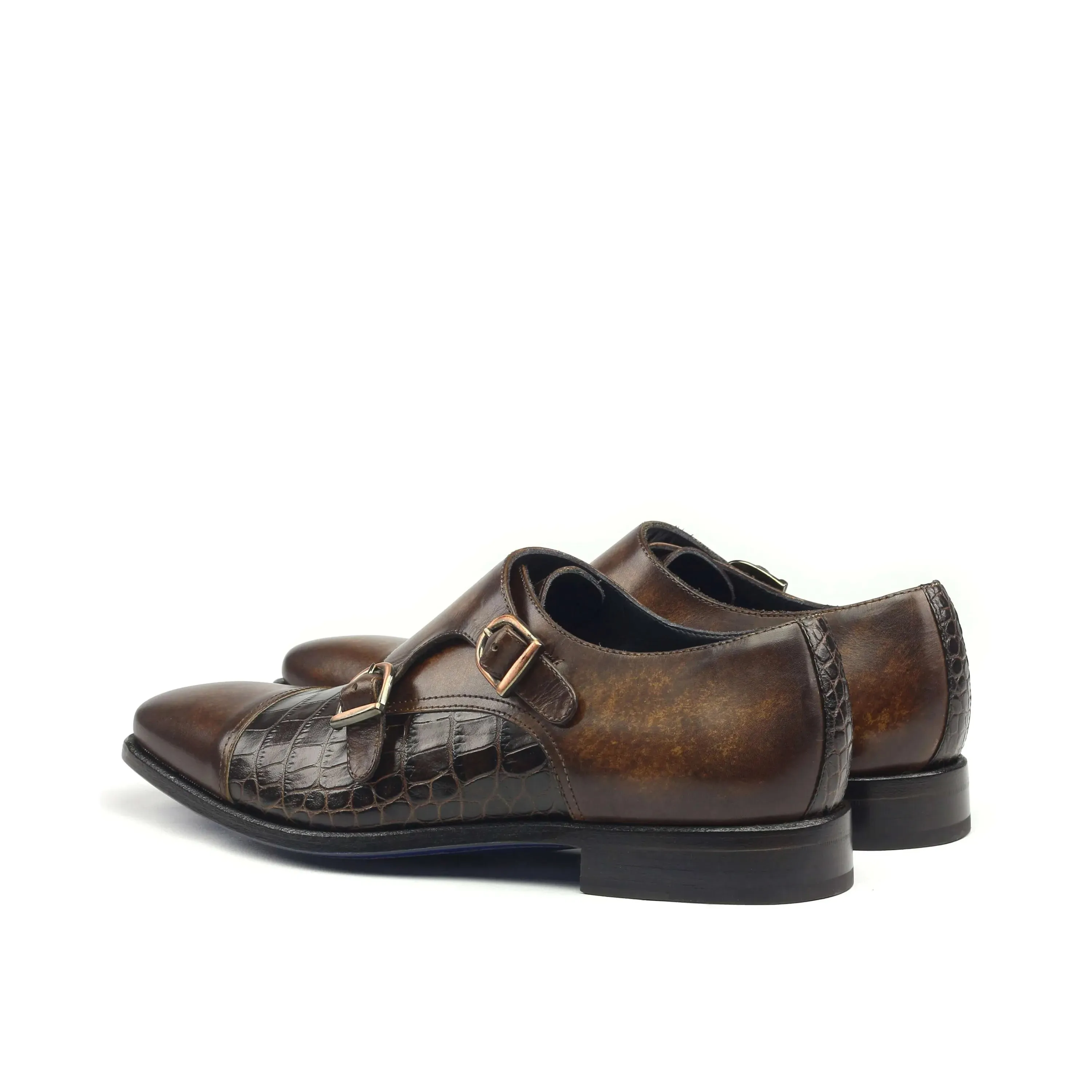 Abraham Double Monk Patina shoes