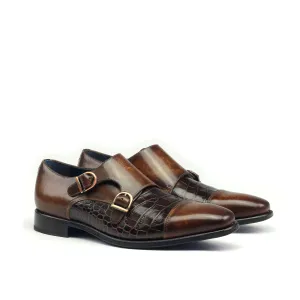 Abraham Double Monk Patina shoes