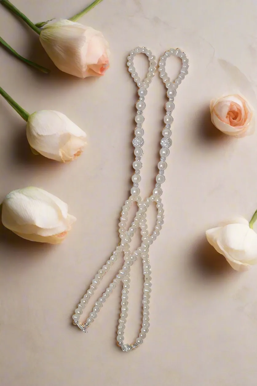 Achelois Freshwater Pearls Beach Wedding Barefoot Sandals