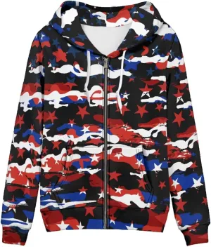 Agoviwo Cute Graphic Hoodie with Zipper Pockets for Women Y2k Thin Tunic Hoodie Long Sleeve Hoodie for Spring