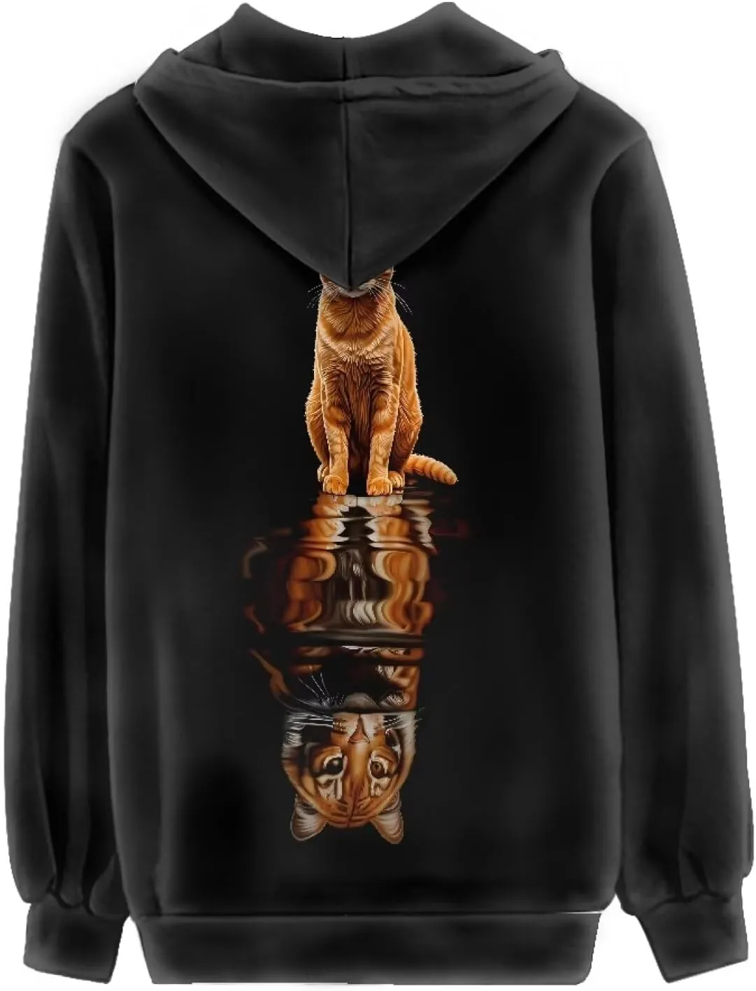 Agoviwo Cute Graphic Hoodies with Zipper for Women Long Sleeve Sweatshirt Jackets for Tavel, Hiking, Workout