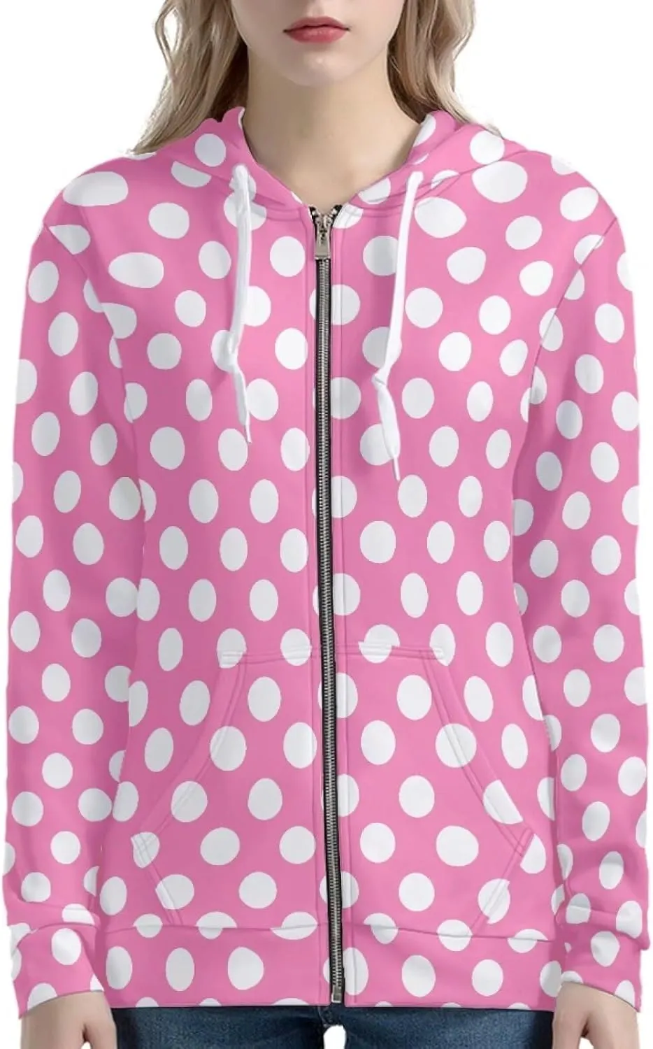 Agoviwo Cute Graphic Zip up Hoodie Women Thin Hoodie Tunic Workout Sweatshirt Lightweight Breathable Hoodie