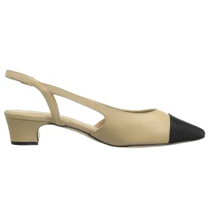 Aliz Round Toe Slingback Pumps