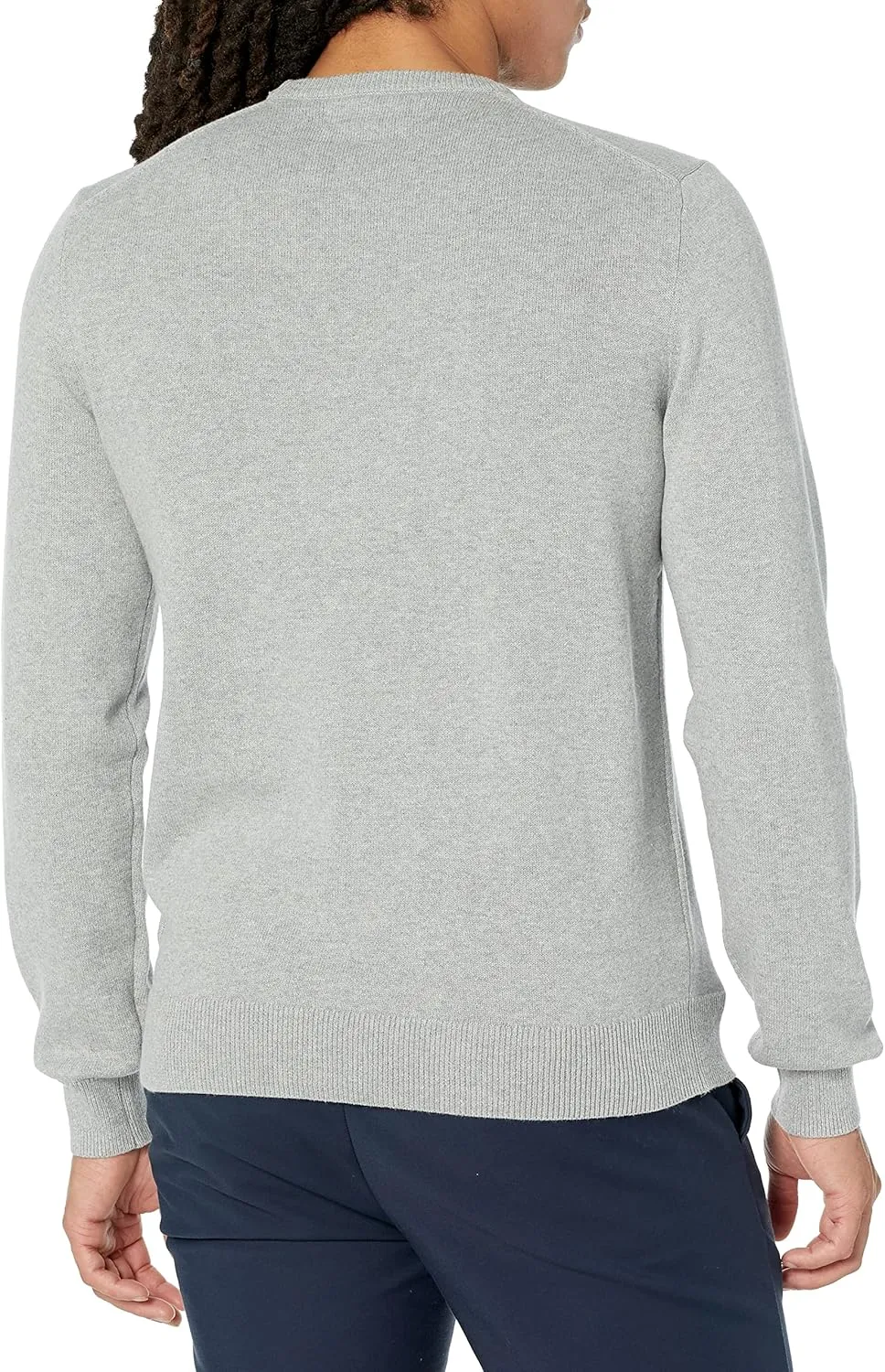 Amazon Essentials Men's Crewneck Sweater, 100% Cotton, Big & Tall Options Available