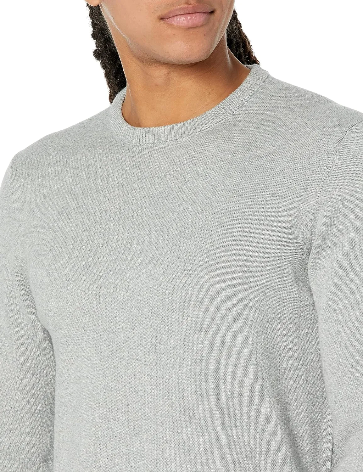 Amazon Essentials Men's Crewneck Sweater, 100% Cotton, Big & Tall Options Available