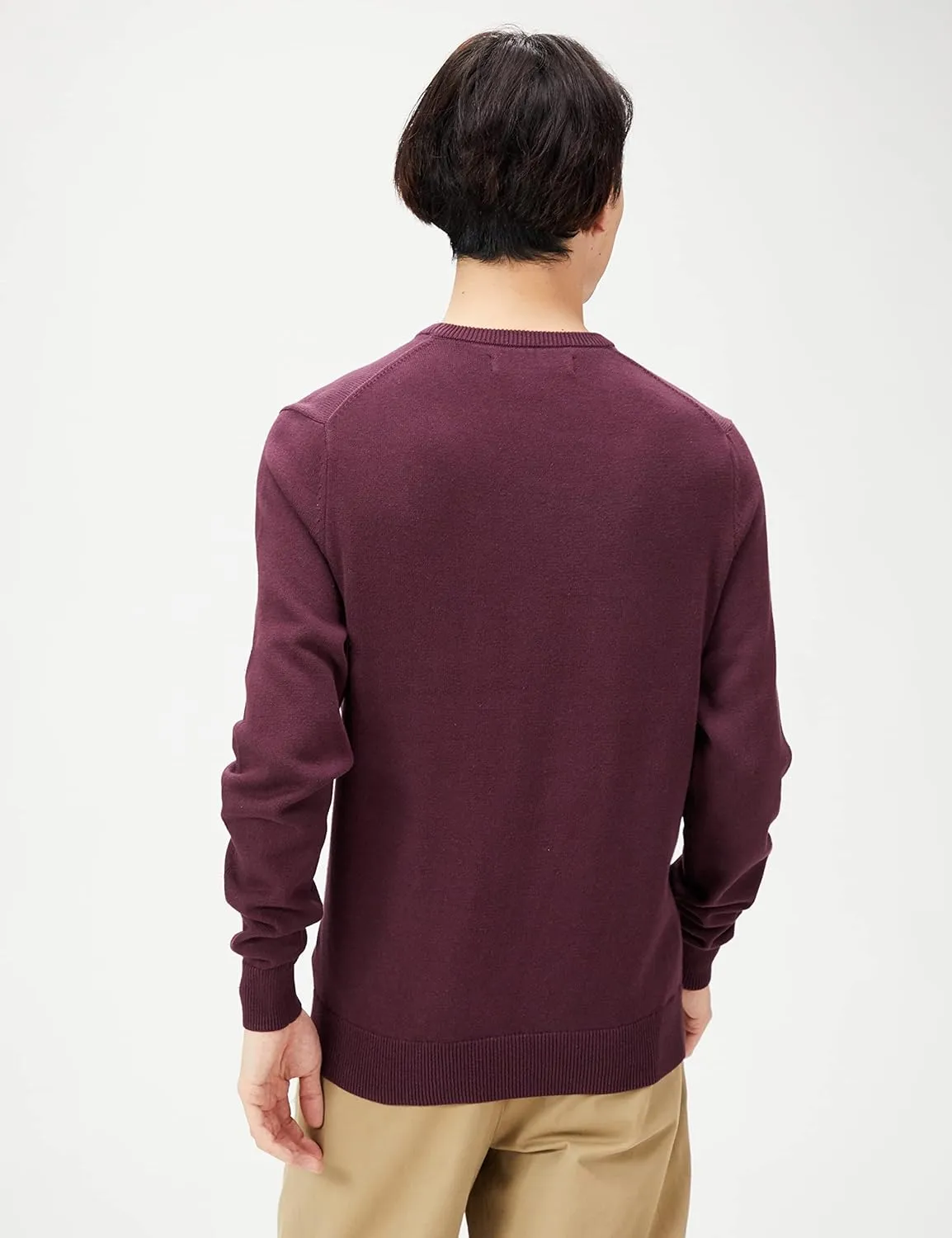 Amazon Essentials Men's Crewneck Sweater, 100% Cotton, Big & Tall Options Available