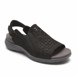 Aravon BEAUMONT PEEP SLING BLACK