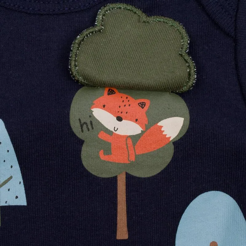 Baby Boys' Fox 5-Pack Short Sleeve Onesies Bodysuits