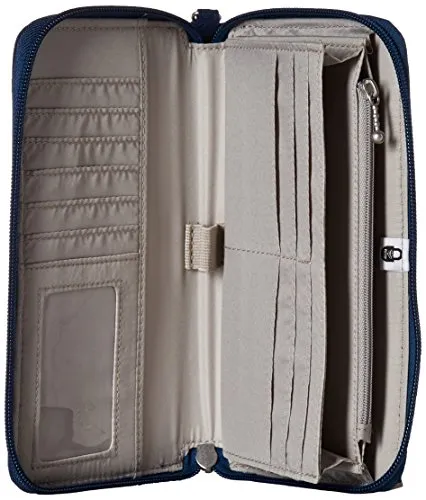 Baggallini Women'S Rfid Continental Wallet, Pacific