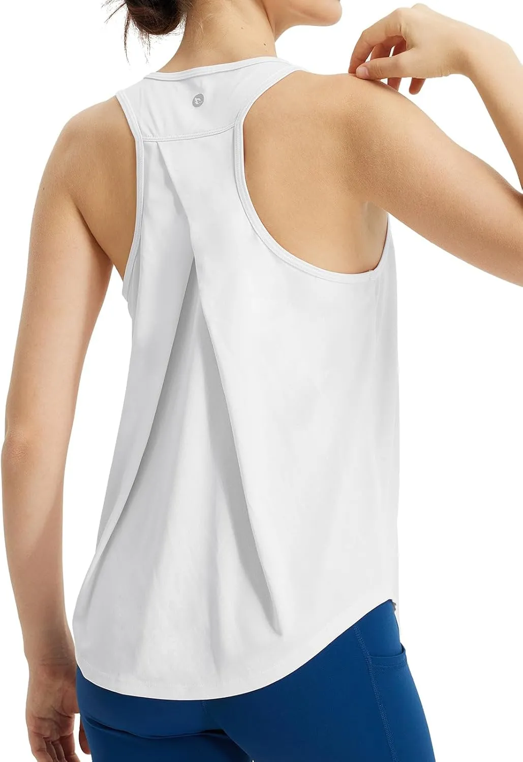 baleaf Women's Workout Tops Racerback Sleeveless Running Athletic Tank Tops Quick Dry Shirts for Sports Gym Exercise
