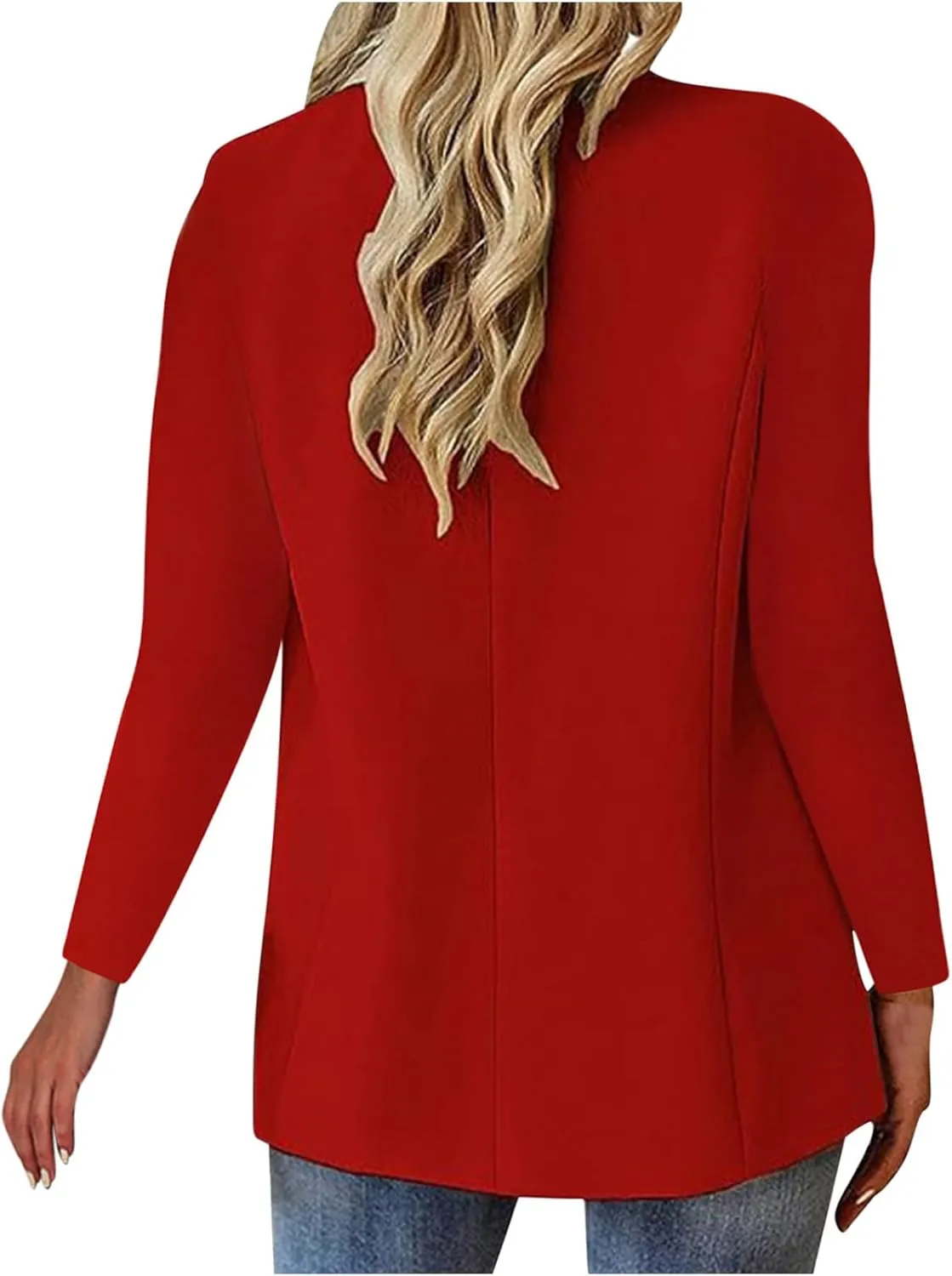 Blazers for Women 2024 Slim Fit Office Blazer Jackets Long Sleeve Open Front Suit Jackets Elegant Business Suits