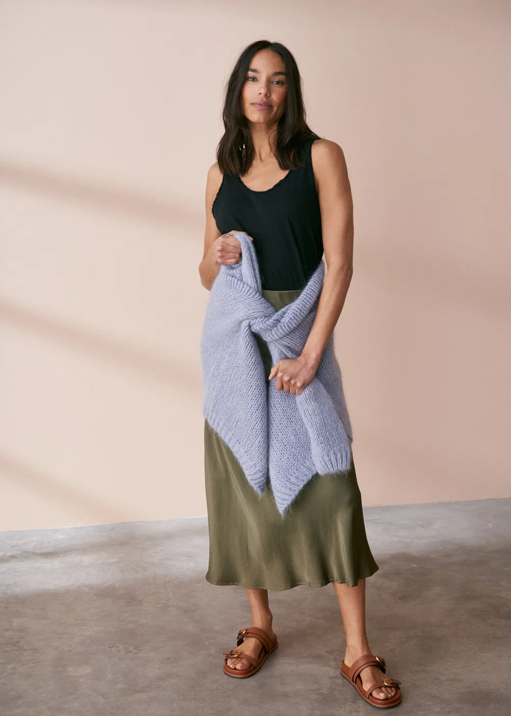 BOBBI BIAS CUT SKIRT