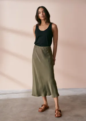 BOBBI BIAS CUT SKIRT