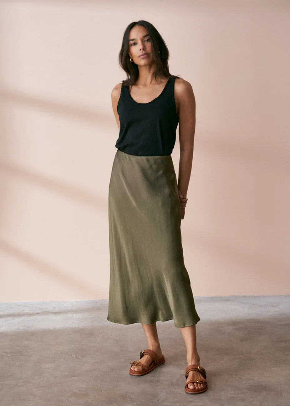 BOBBI BIAS CUT SKIRT