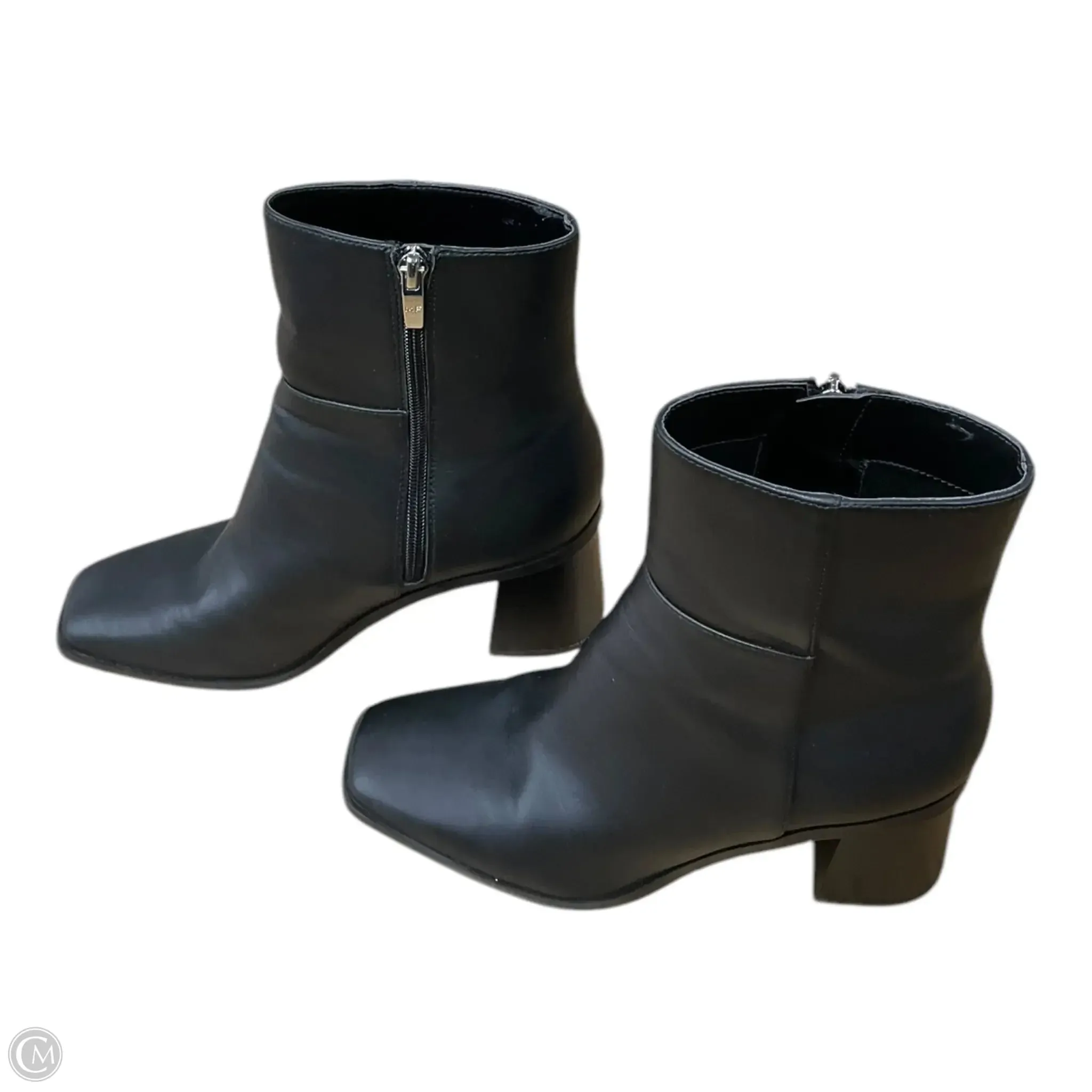 Boots Mid-calf Heels By Marc Fisher In Black, Size: 7