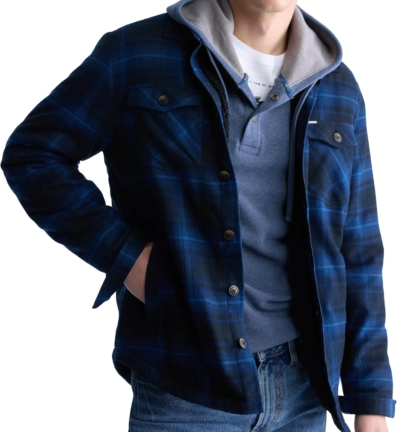 Buffalo David Bitton Men's Shirt Style Shacket Jacket