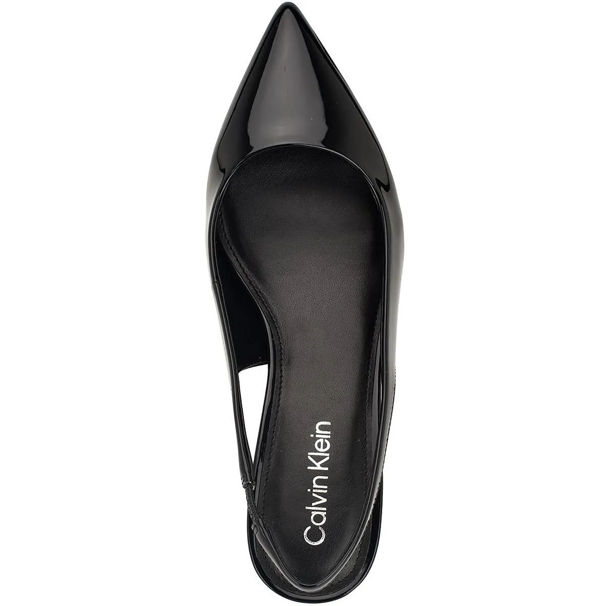 Calvin Klein Womens DAINTY  Pointed toe Slingback Kitten Heels