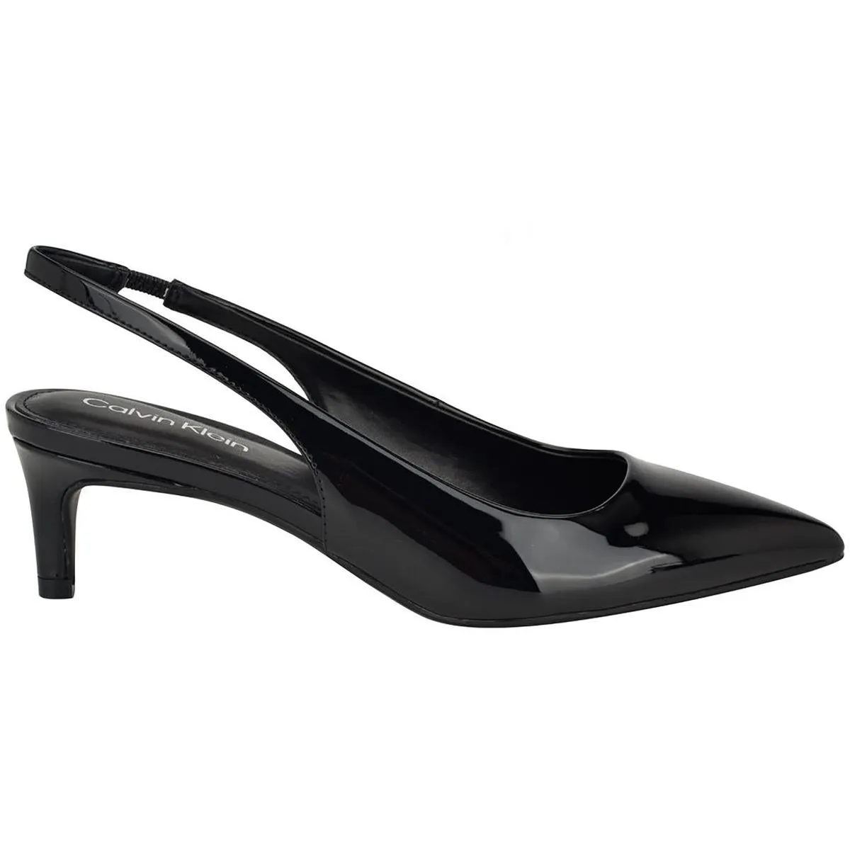 Calvin Klein Womens DAINTY  Pointed toe Slingback Kitten Heels