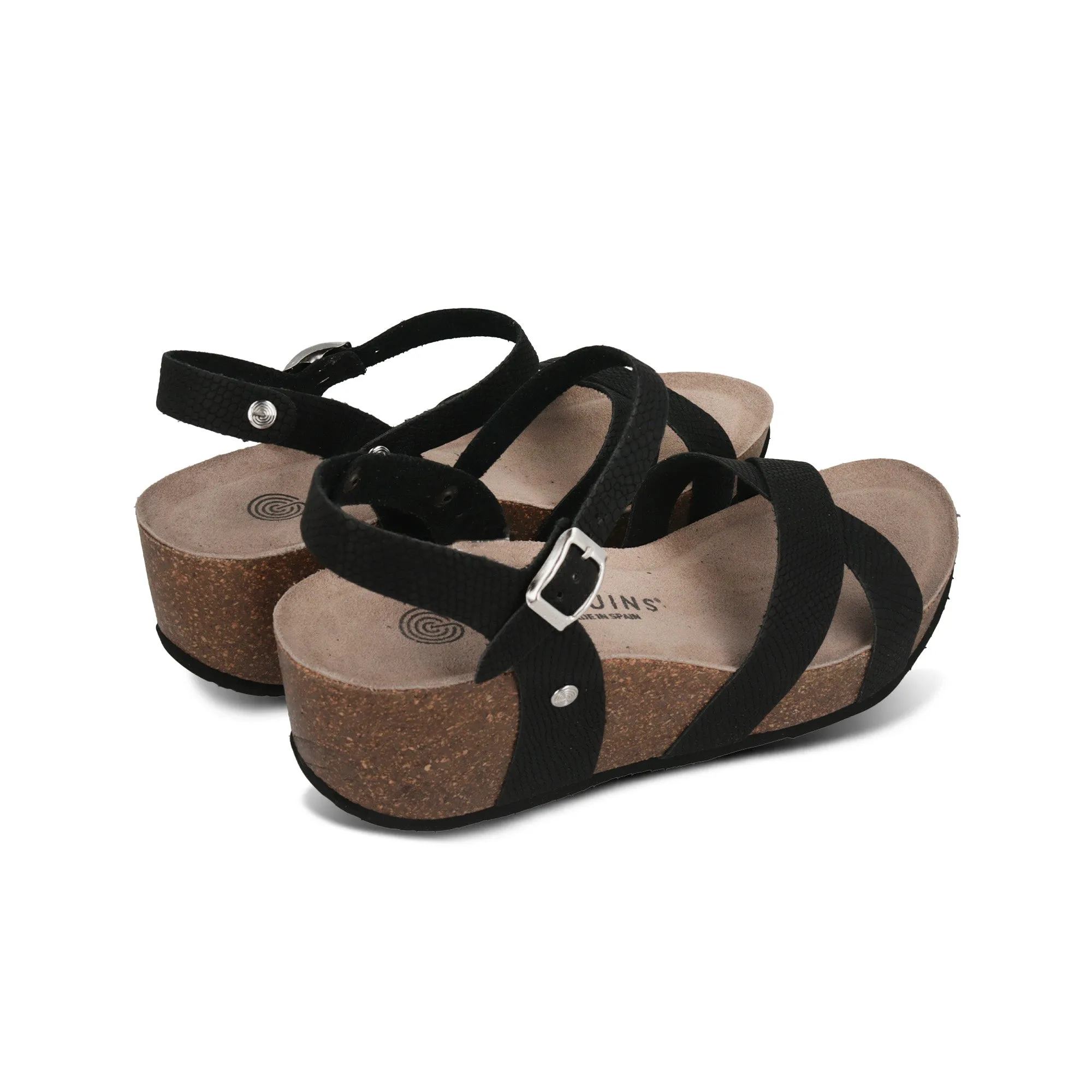 Camille Black Sandals