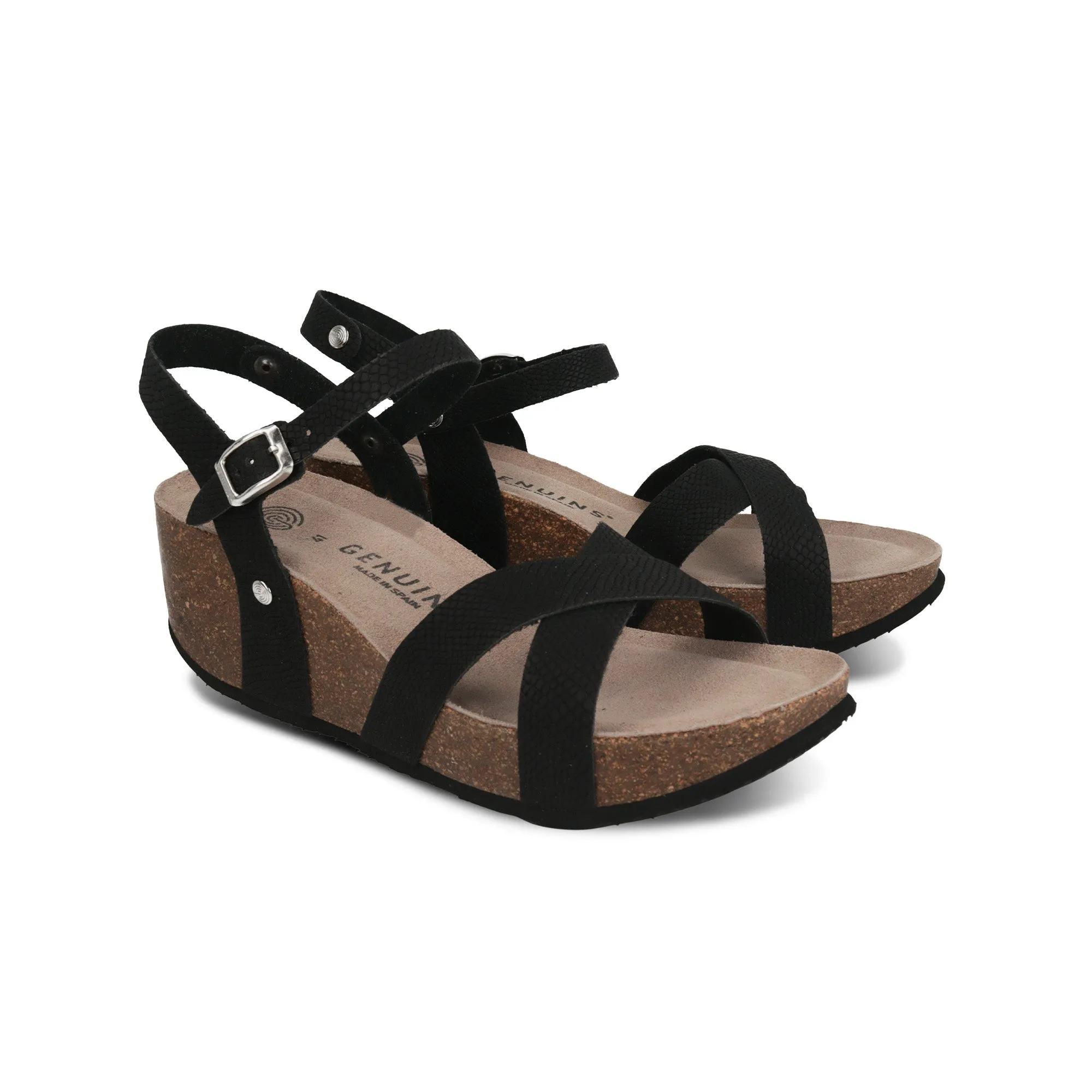 Camille Black Sandals