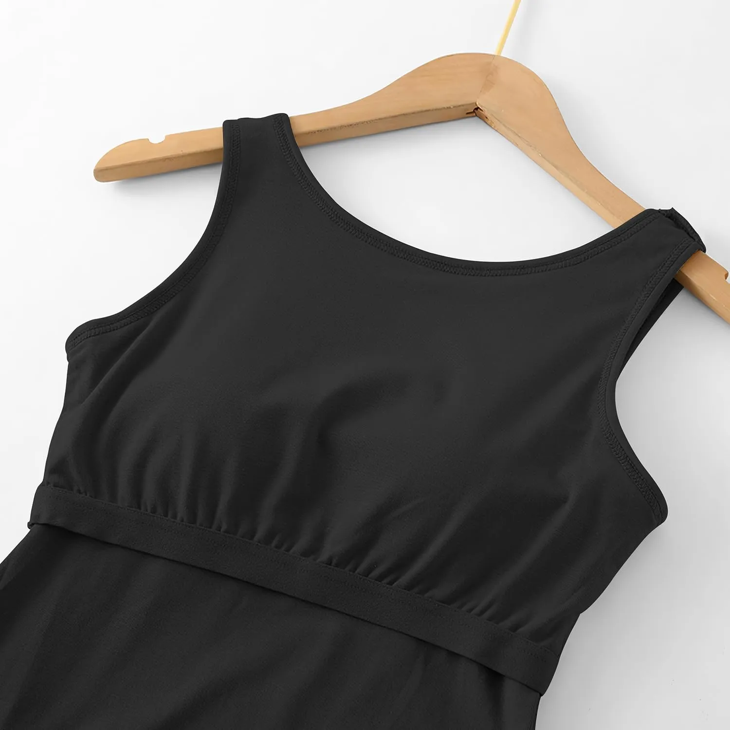 Camisole Tops for Women Built in Bra Spaghetti Strap Workout Yoga Shirts Basic Padded Tank Tops Summer New Camisole