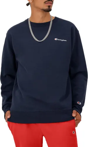 Champion Men's Sweatshirt, Powerblend, Fleece Midweight Crewneck Sweatshirt (Reg. Or Big & Tall)