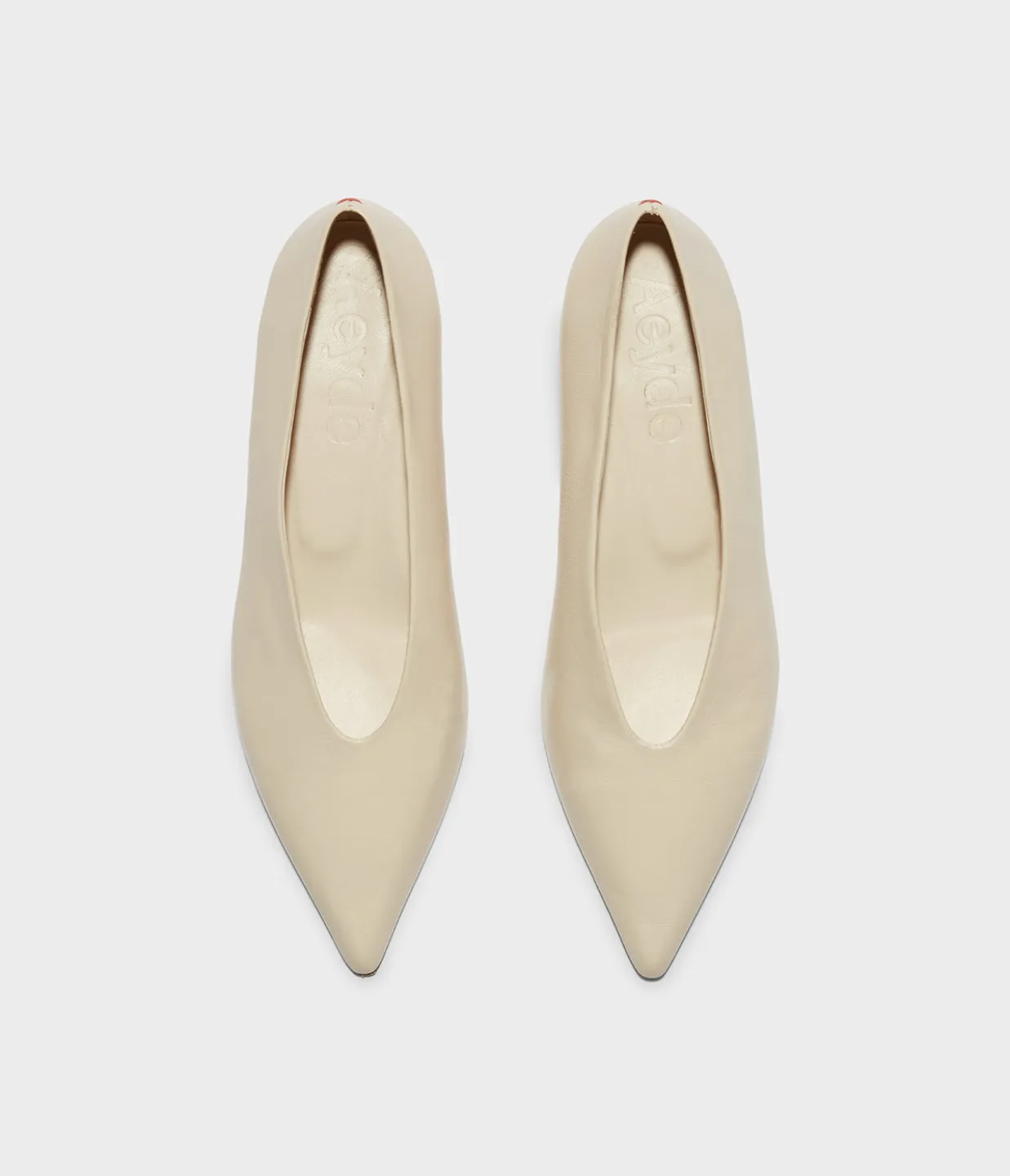 Clara Nappa Leather in Creamy