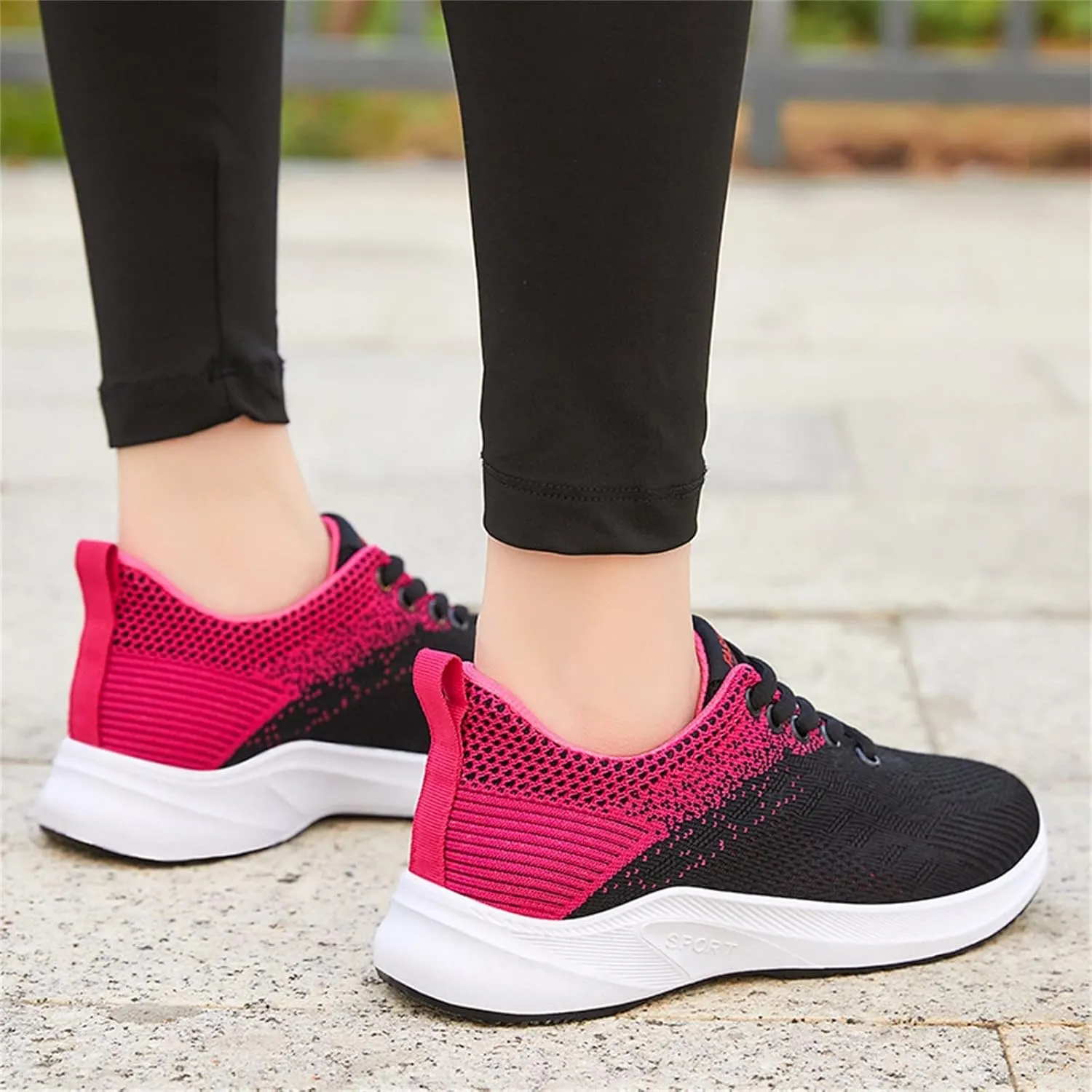 Comfortwear Ortho Shoes for Women Lightweight Slip On Running Walking Shoes Sports Fashion Training Sneakers