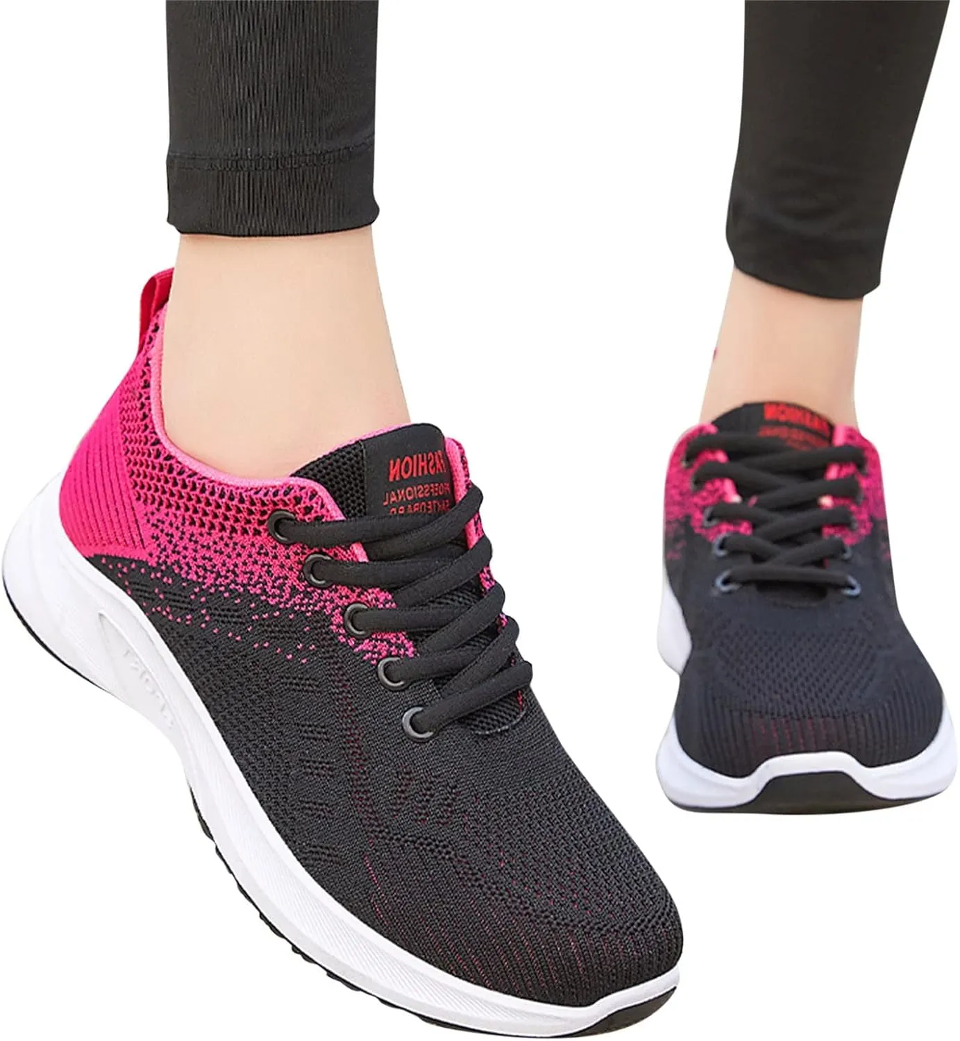 Comfortwear Ortho Shoes for Women Lightweight Slip On Running Walking Shoes Sports Fashion Training Sneakers