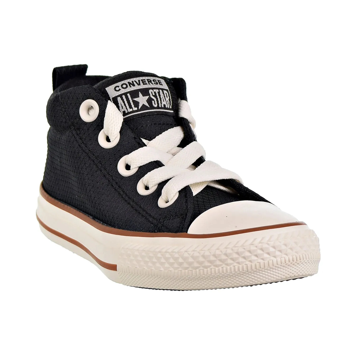 Converse Chuck Taylor All Star Street Mid Kids Shoes Black/Gum/Egret