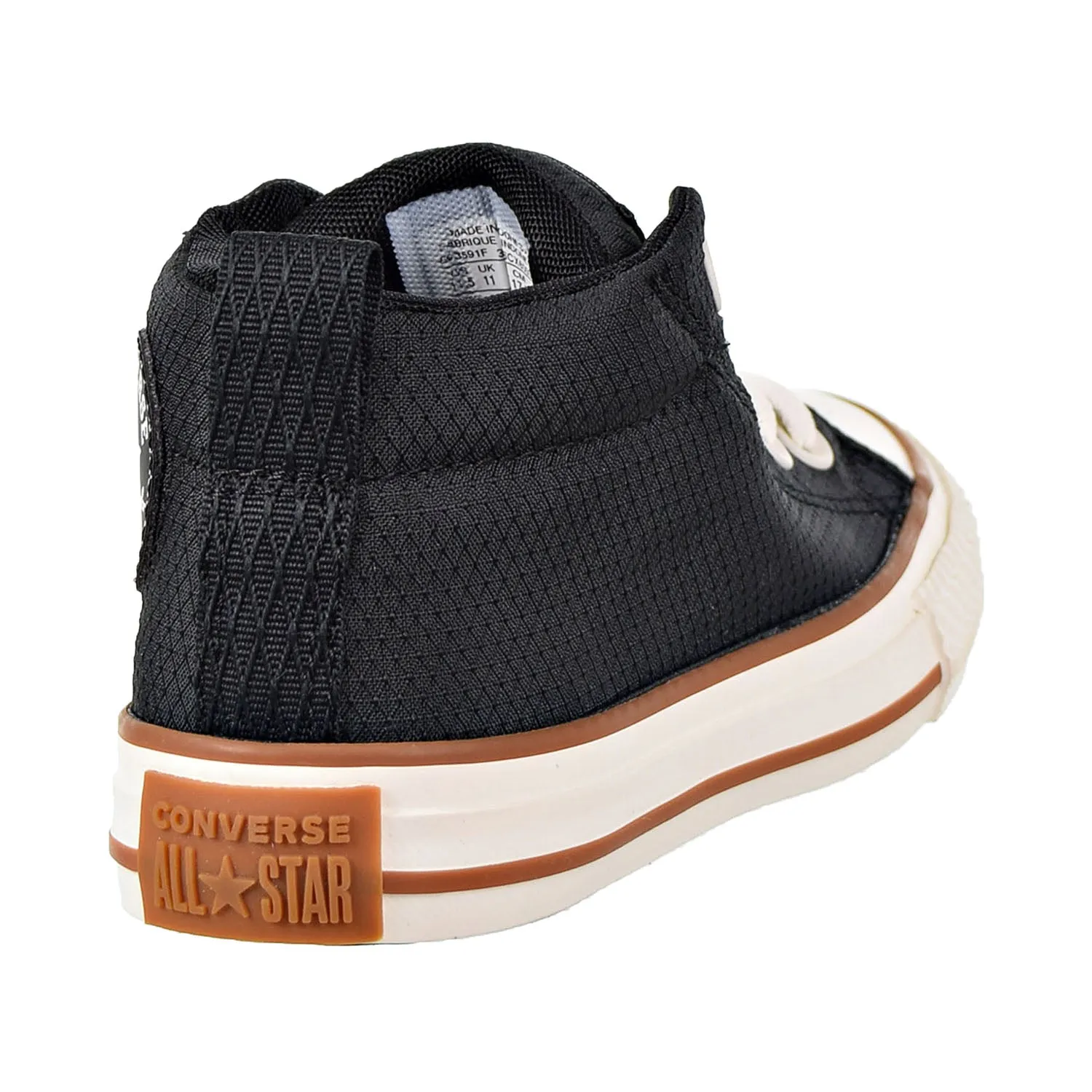 Converse Chuck Taylor All Star Street Mid Kids Shoes Black/Gum/Egret