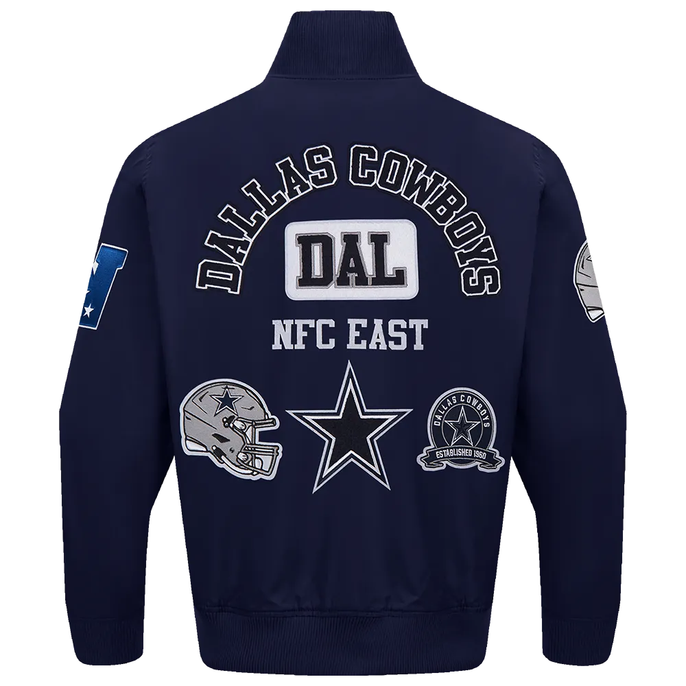 DALLAS COWBOYS AREA CODE M TWILL JACKET (MIDNIGHT NAVY)