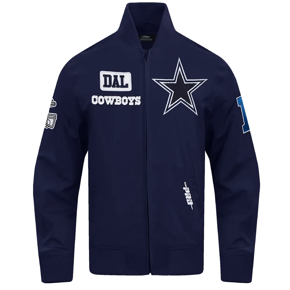 DALLAS COWBOYS AREA CODE M TWILL JACKET (MIDNIGHT NAVY)