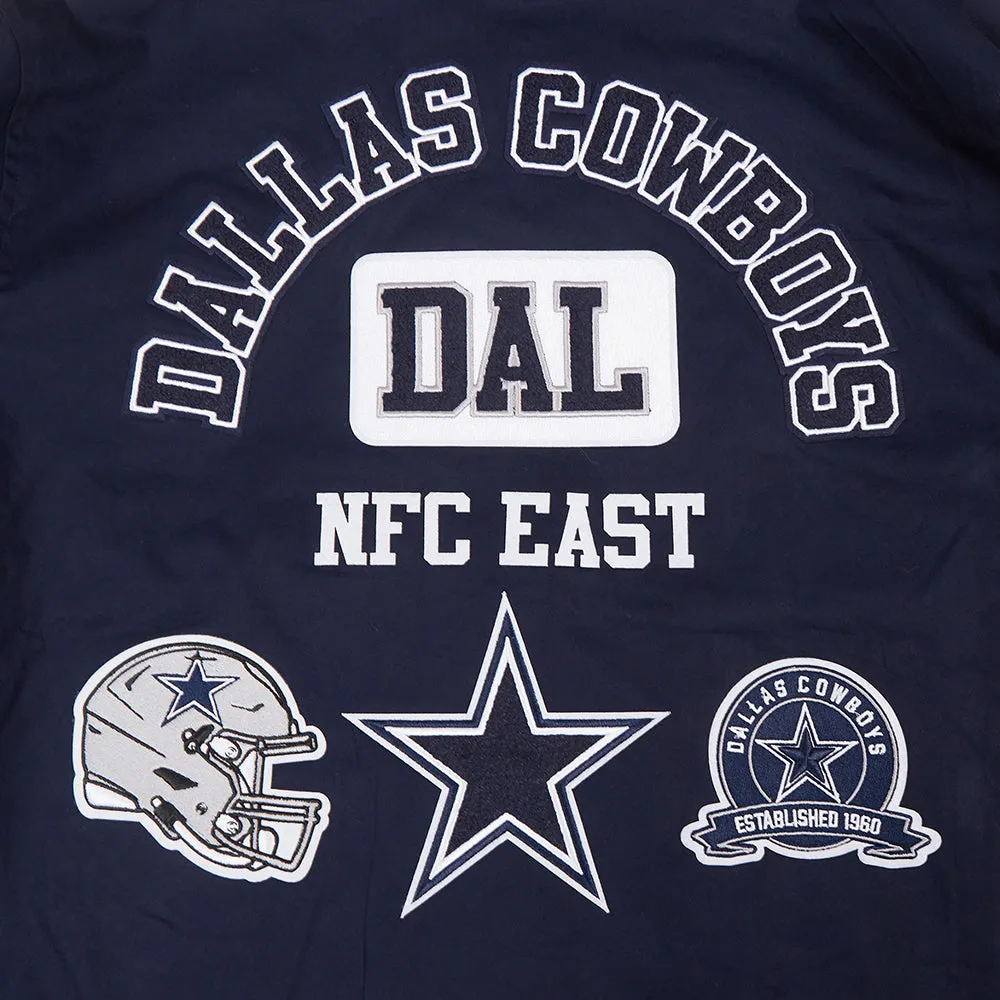 DALLAS COWBOYS AREA CODE M TWILL JACKET (MIDNIGHT NAVY)