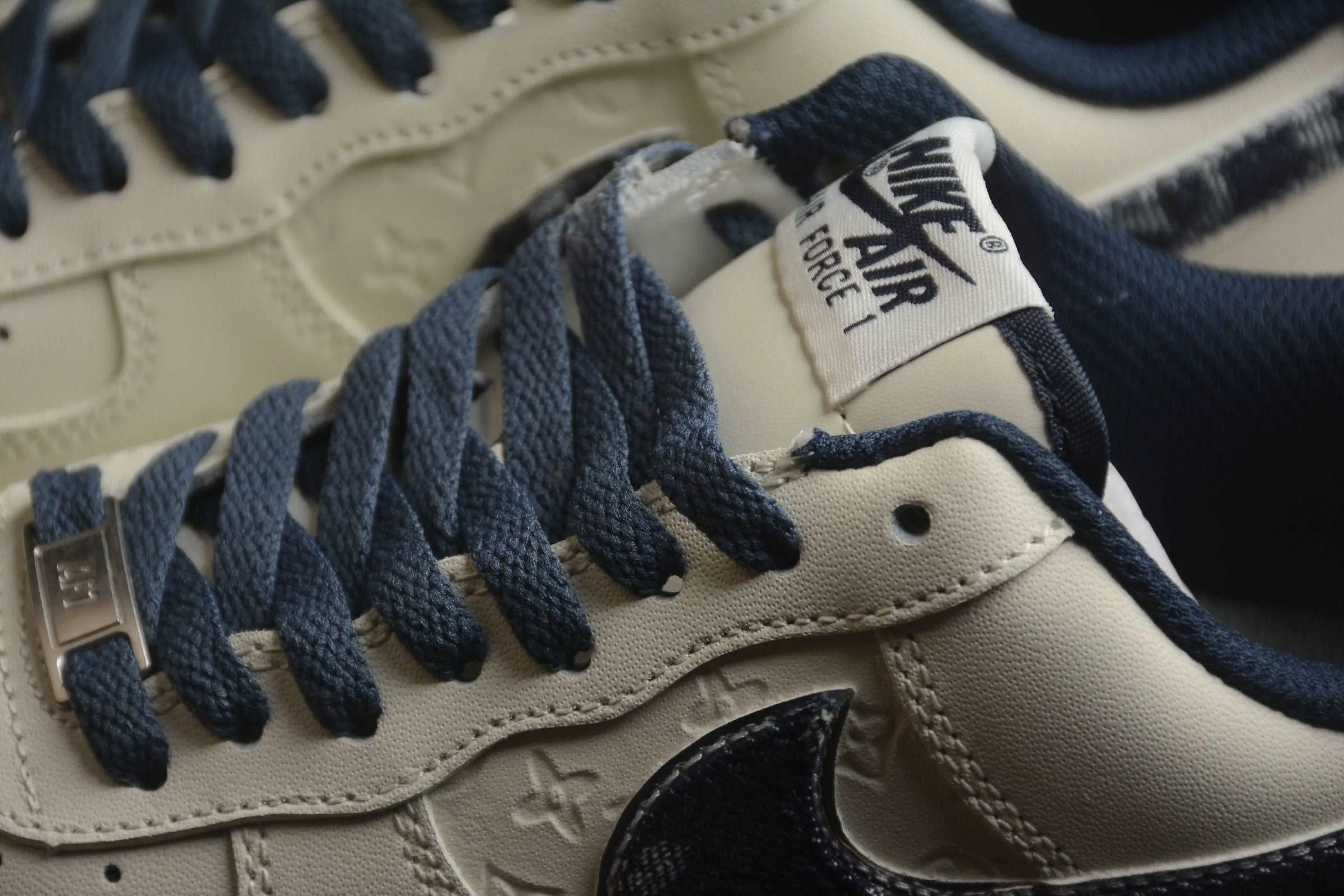 Denim LV Air Force 1