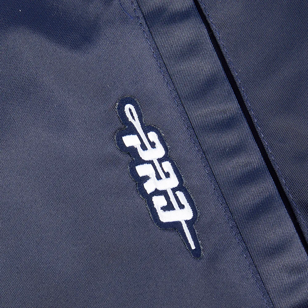 DETROIT TIGERS RETRO CLASSIC LITTLE BOYS RIB SATIN JACKET (MIDNIGHT NAVY/ORANGE/MIDNIGHT NAVY)