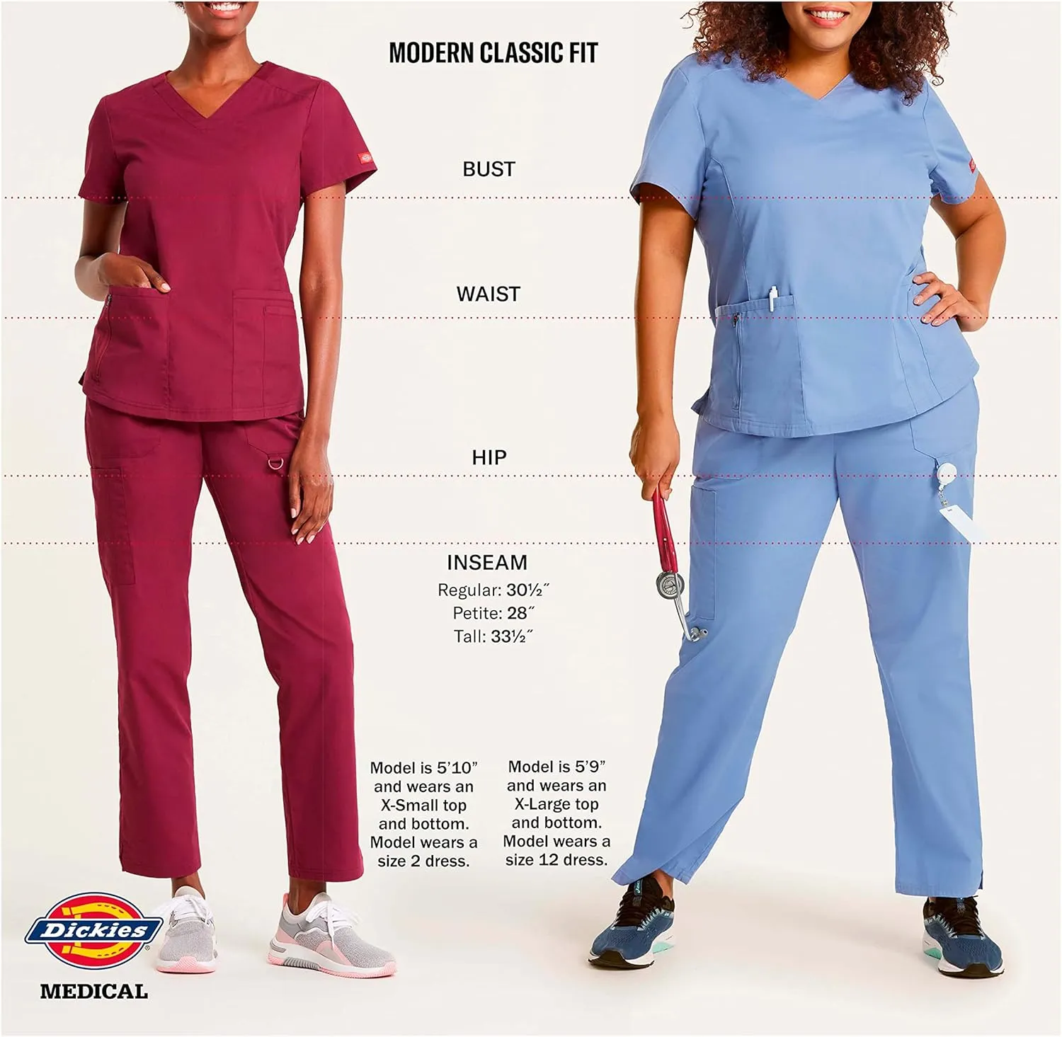 Dickies EDS Signature Scrubs for Women, Snap Front Scrub Jacket in Soft Brushed Poplin 86306