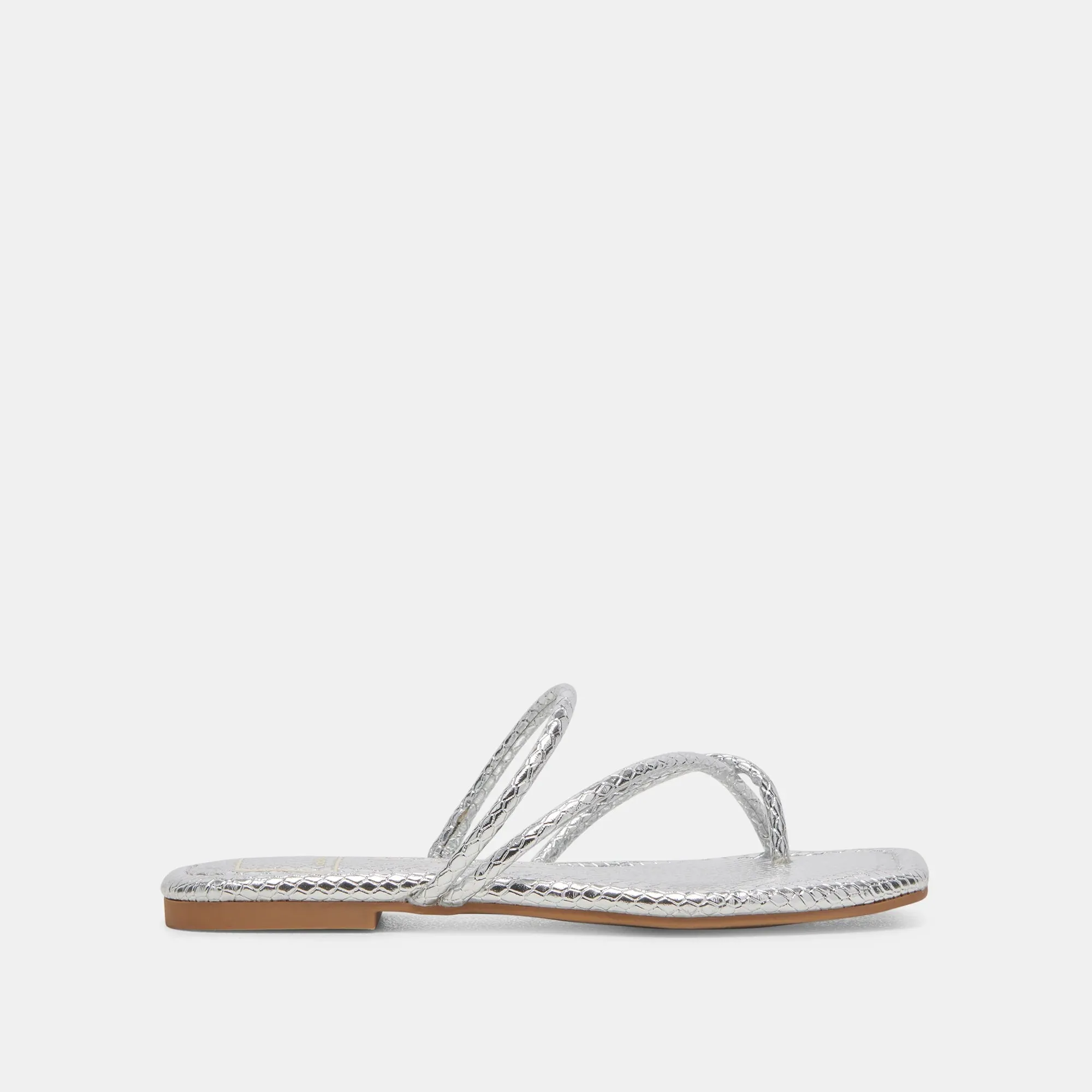Dolce Vita Leanna Sandal - Silver Embossed Stella