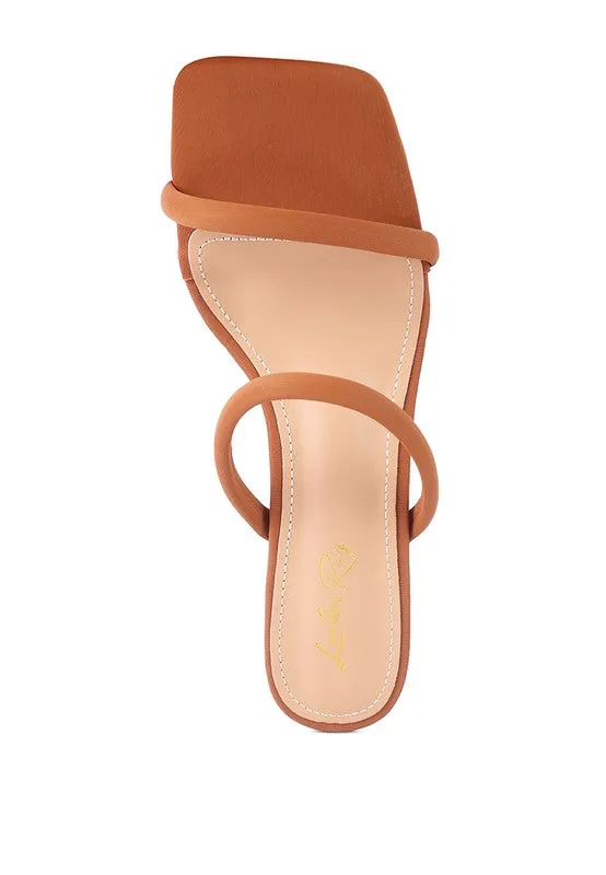 Downtown Experiment Low Heel Sandals