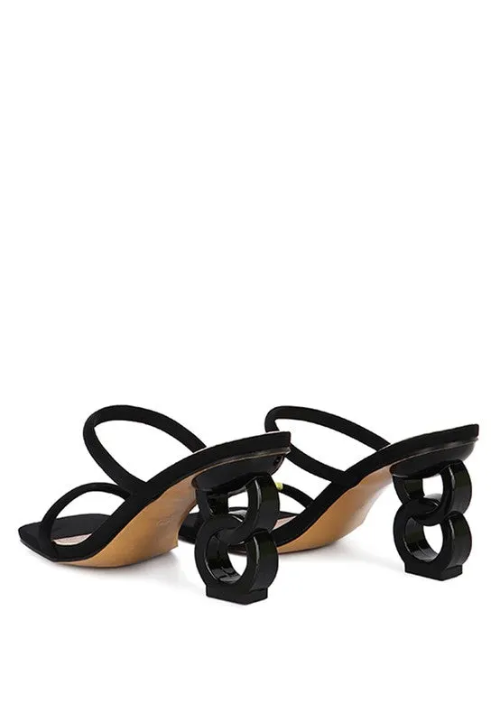 Downtown Experiment Low Heel Sandals
