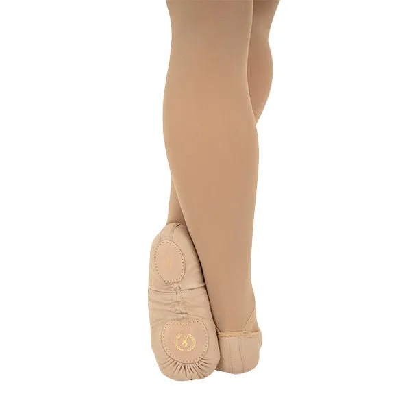 Eurotard A1004 Adult Light Tan Assemblé Split Sole Canvas Ballet Shoes