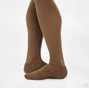 Eurotard A1004A Assemblé Split Sole Canvas Ballet Slipper - Adult - Mocha
