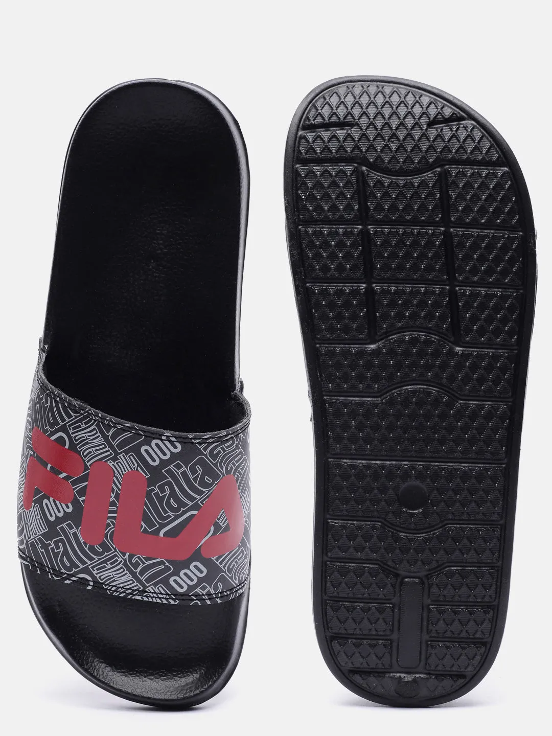 Fila Black Freefall Men's Slippers