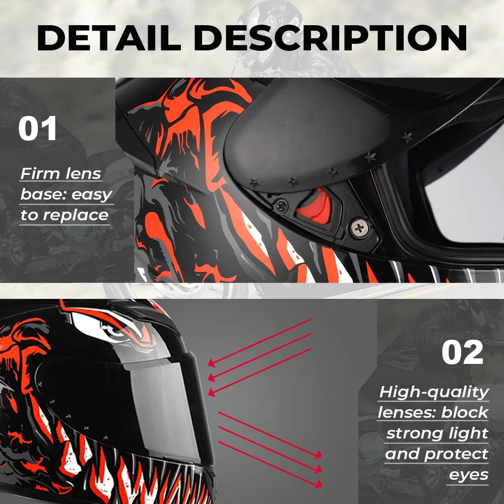 Full Face Helmet Racing