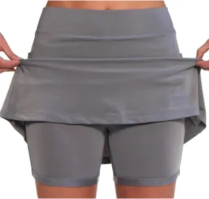 FZYLQY Skorts for Womens Dressy Casual High Waisted Athletic Tennis Skirt Tummy Control Plus Size Golf Skirts with Shorts