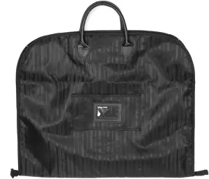 Garment Bags For Travel, Suit Bag Travel with Hardware Buckle Oxford Fabric Garment Bags For Hanging Clothes For Suits, Jackets, Shirts and Coats (Black)