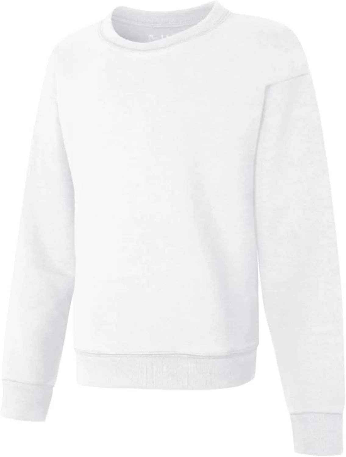 Hanes Girls' Ecosmart Crewneck Sweatshirt, Soft Midweight Fleece Pullover For Girls'