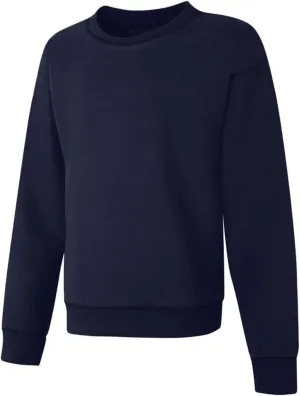Hanes Girls' Ecosmart Crewneck Sweatshirt, Soft Midweight Fleece Pullover For Girls'