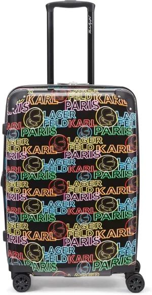 Karl Lagerfeld Paris Neon 25" Upright Luggage, Multi